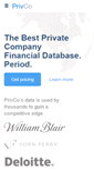 Mobile Screenshot of privco.com